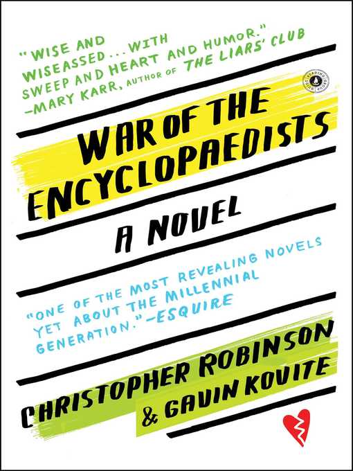 Title details for War of the Encyclopaedists by Christopher Robinson - Wait list